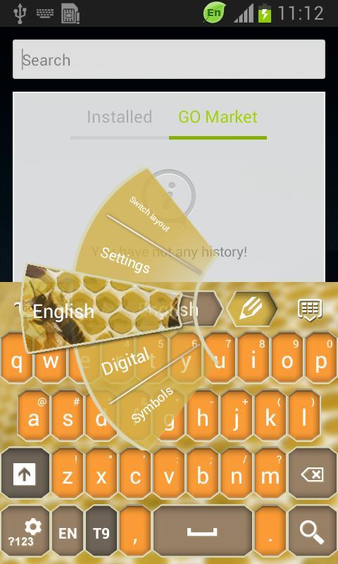 Honeycomb Keyboard截图2