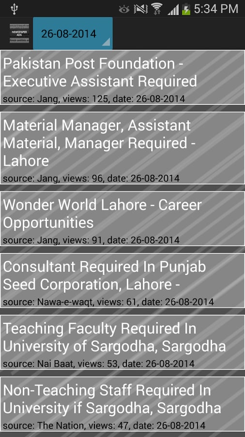 Jobs Admissions Tenders ...截图2