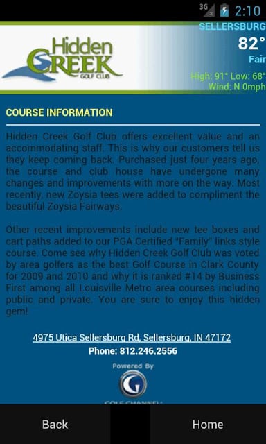 Hidden Creek Golf Club截图2