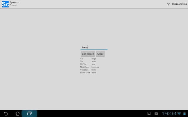 Spanish Verb Conjugator FREE截图3