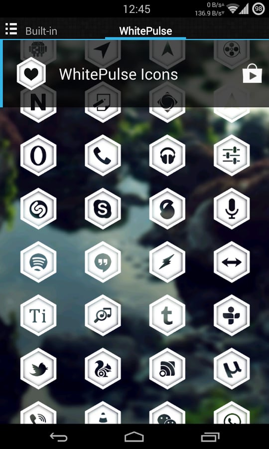 WhitePulse Icons (ADW/NO...截图1