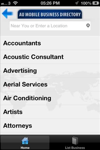 AU Mobile Business Directory截图3