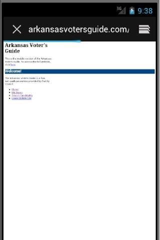 Arkansas Voter's Guide截图1