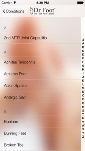 Dr Foot's Foot Pain Identifier截图1