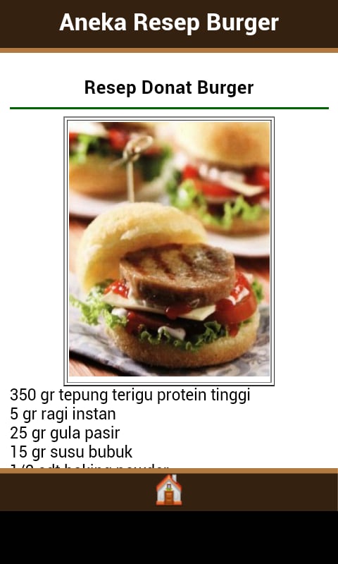 Aneka Resep Burger截图4