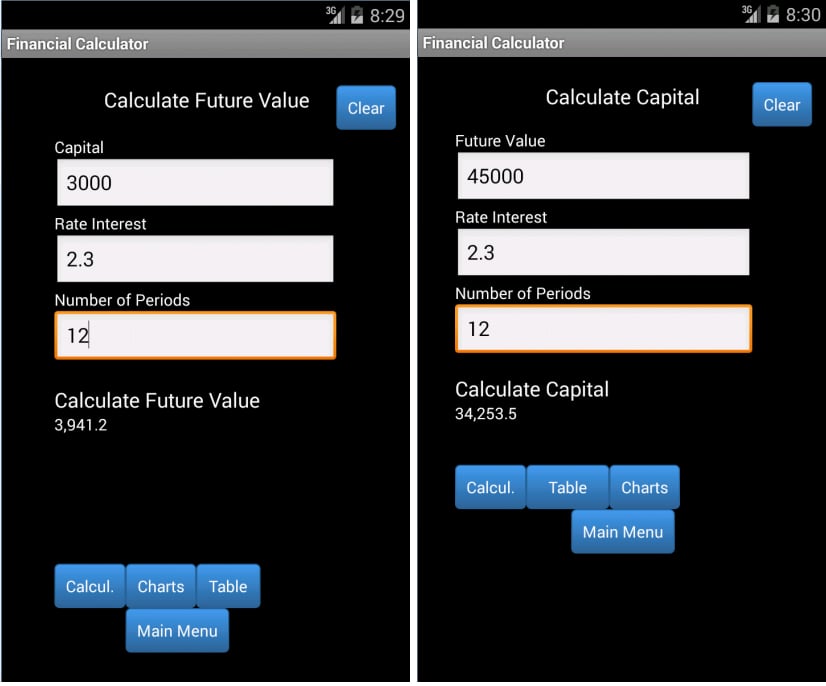 Financial Calculator Gra...截图1