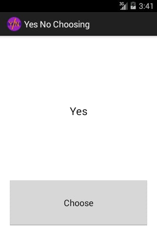 Yes-No chooser截图1