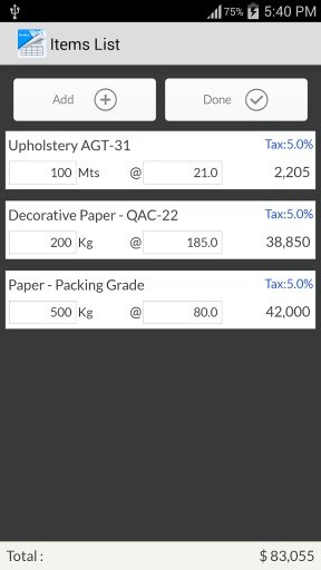 InVoice Manager截图3