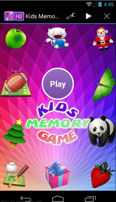 Kids Memory Training Gam...截图1