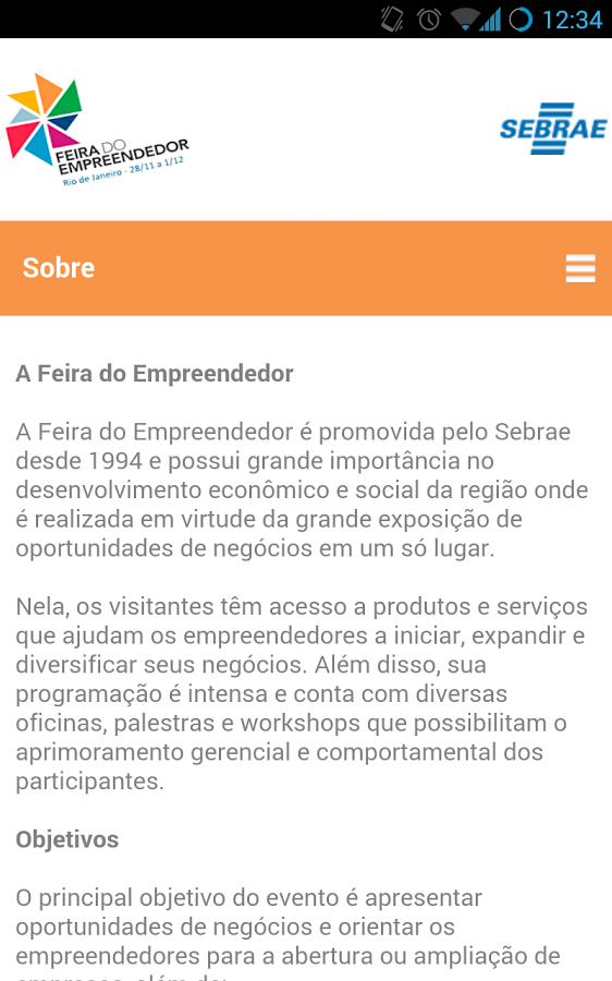 Feira do Empreendedor 2013 RJ截图2