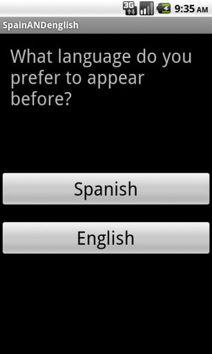 Spanish and English截图2