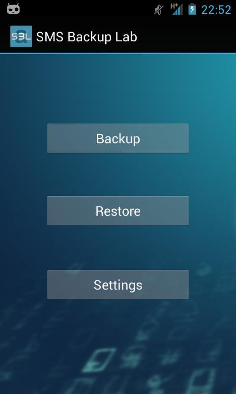 SMS Backup Lab截图2