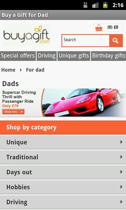 Buy a Gift for DAD (UK)截图1