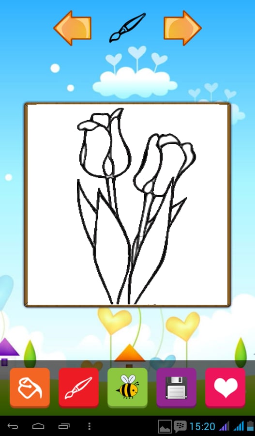 Tulip Coloring Pages截图4