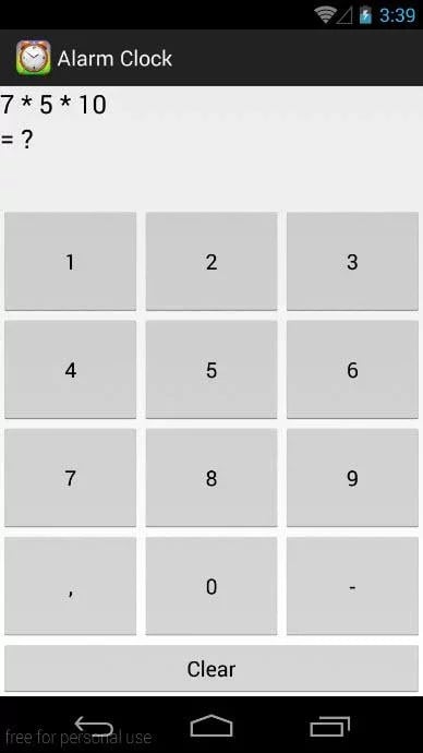 Alarm Clock Math截图3