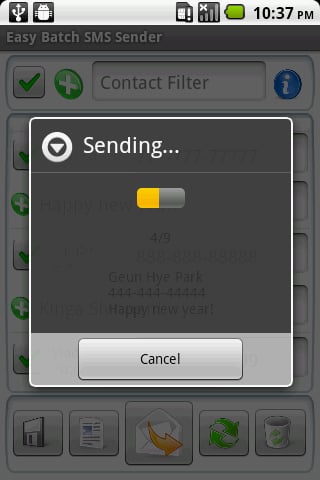 Easy Batch SMS Sender [F...截图4