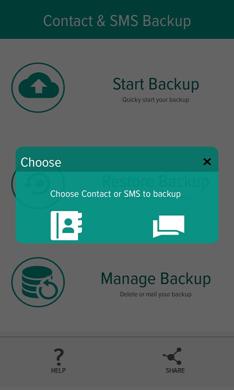 Contact &amp; SMS Backup截图5