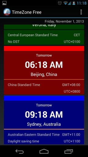 TimeZone Free截图3