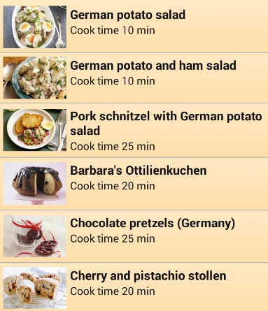 Great German Recipes截图3