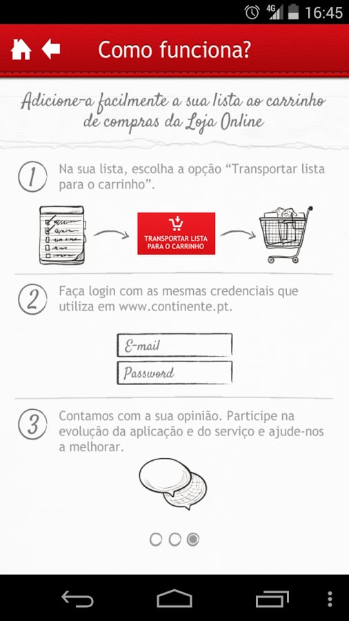 Listas Continente.pt截图3