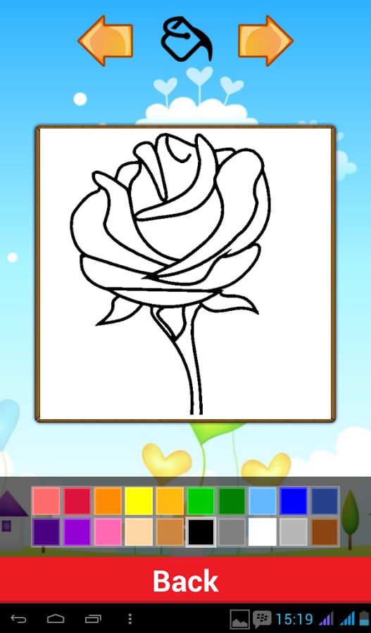 Rose Coloring Pages截图4