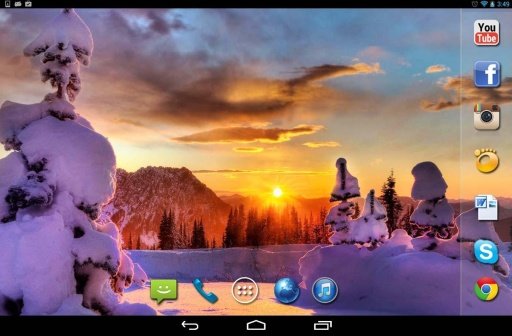 Winter Mountains HD LWP截图3