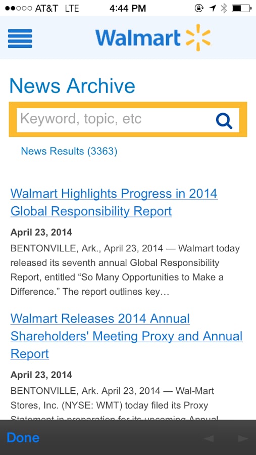 Walmart Investor Relatio...截图1