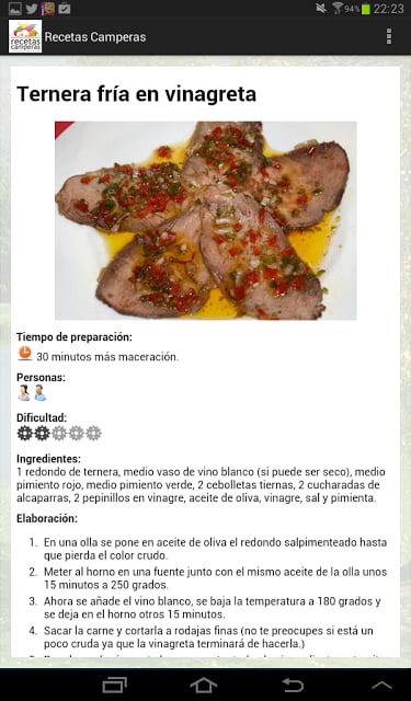 Recetas Camperas截图1