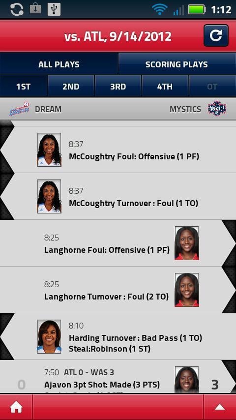 Washington Mystics Mobil...截图4