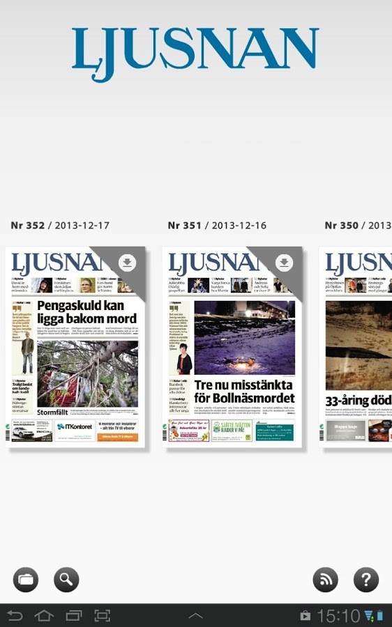 Ljusnan e-tidning截图1