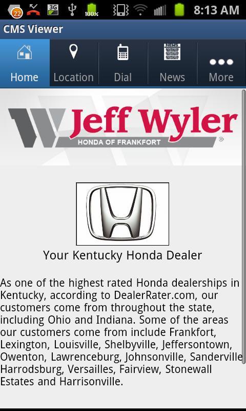 Jeff Wyler Honda of Frankfort截图1