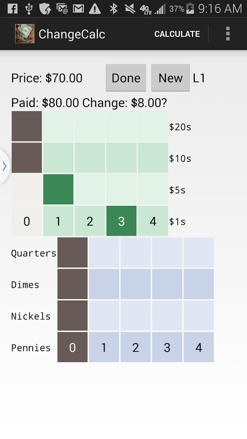 Change Calculator截图7