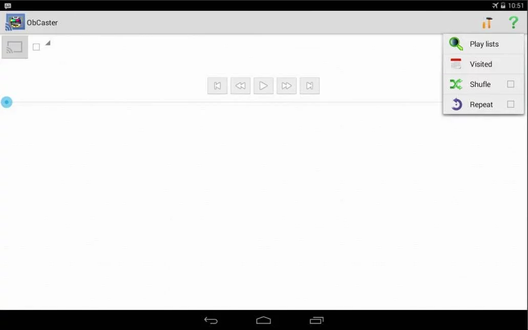 ObCaster - Chromecast caster截图1