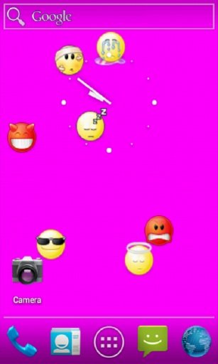 Falling Emoticons LiveWall截图4