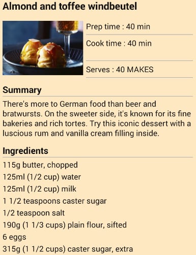 Great German Recipes截图1