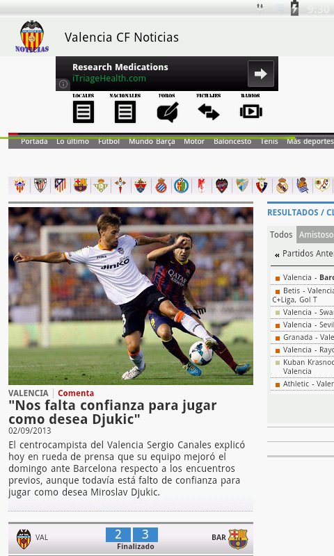 Valencia CF Noticias截图3