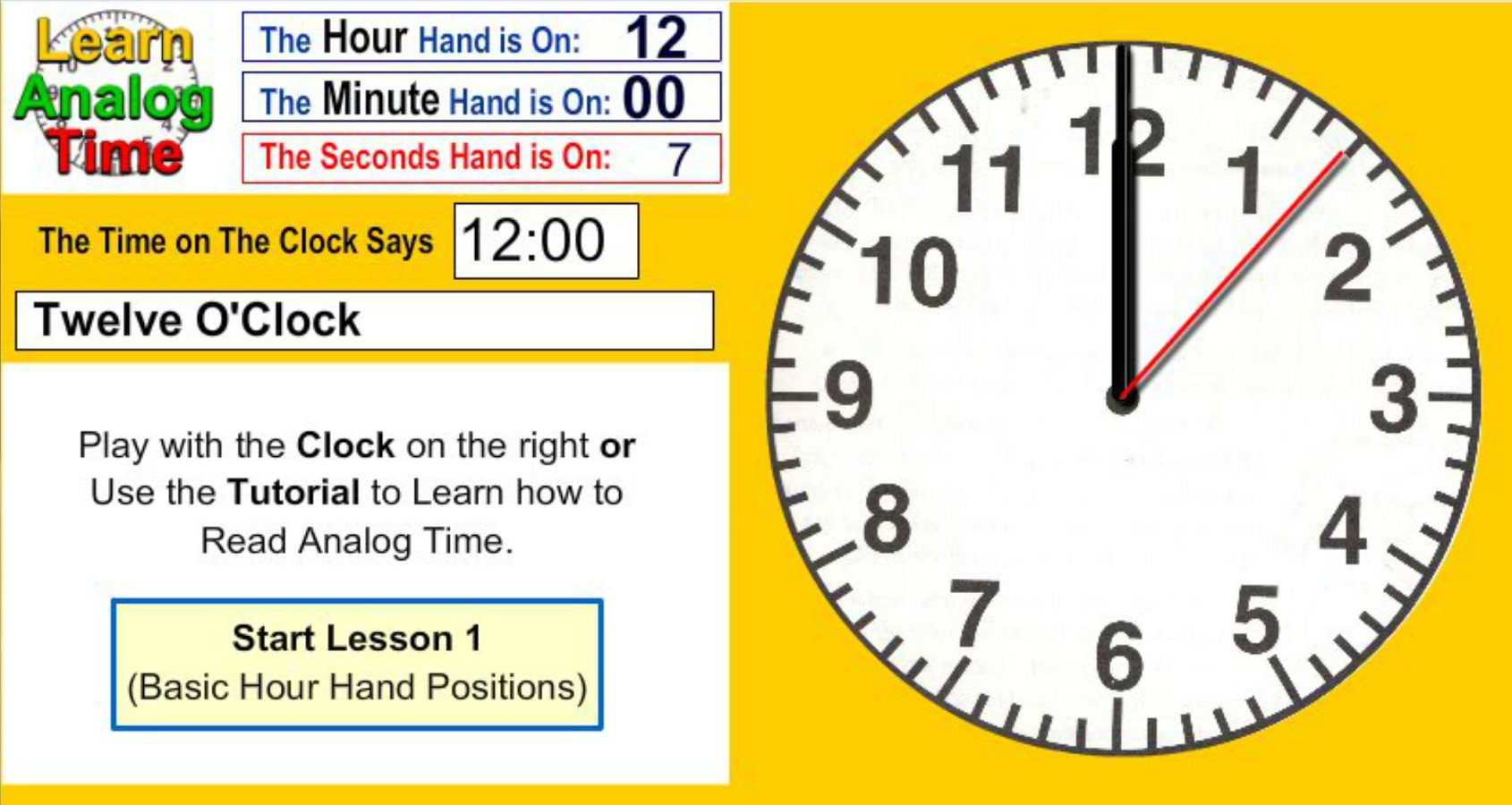 Learn Analog Time截图4