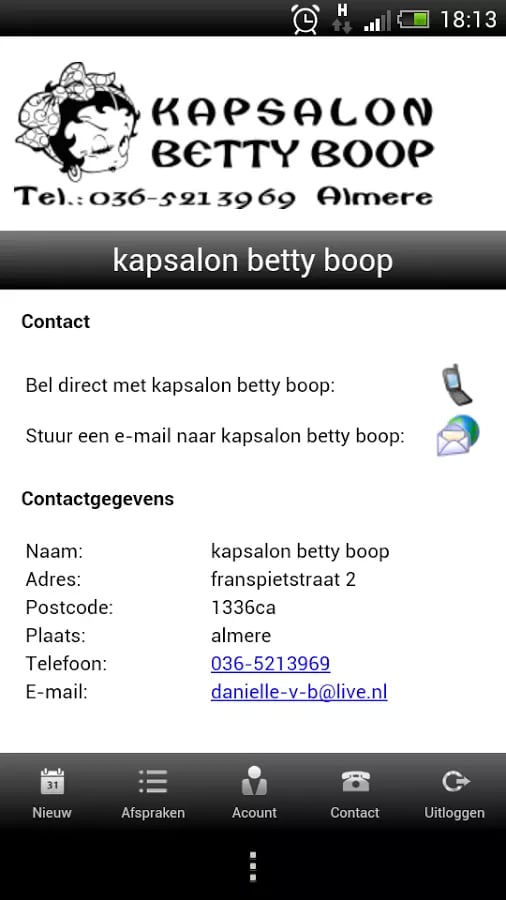 Kapsalon Betty Boop截图1