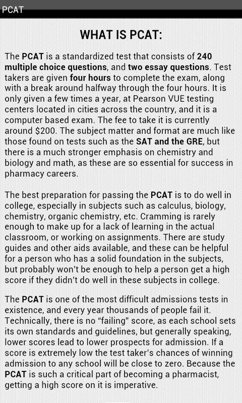 PCAT Exam Prep截图7