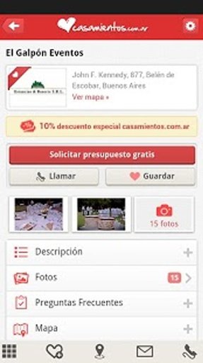 Casamientos.com.ar截图7