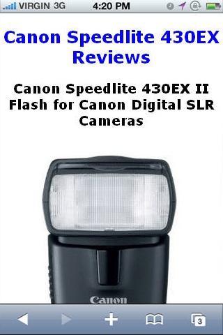 Flash Cameras 430EX Revi...截图3