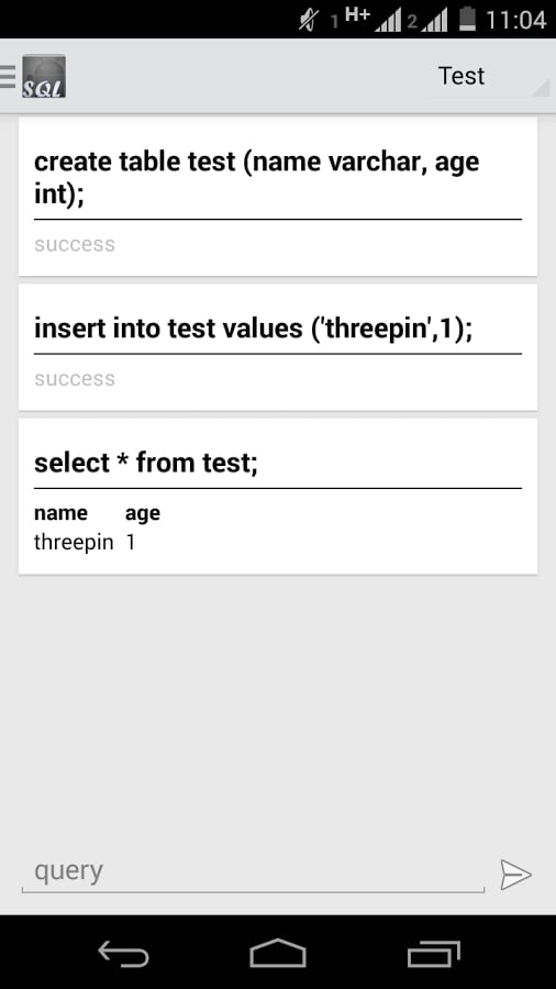 Android Sql截图1