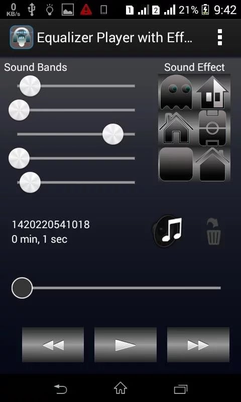 Recorder and Equalizer Player with Effect截图7