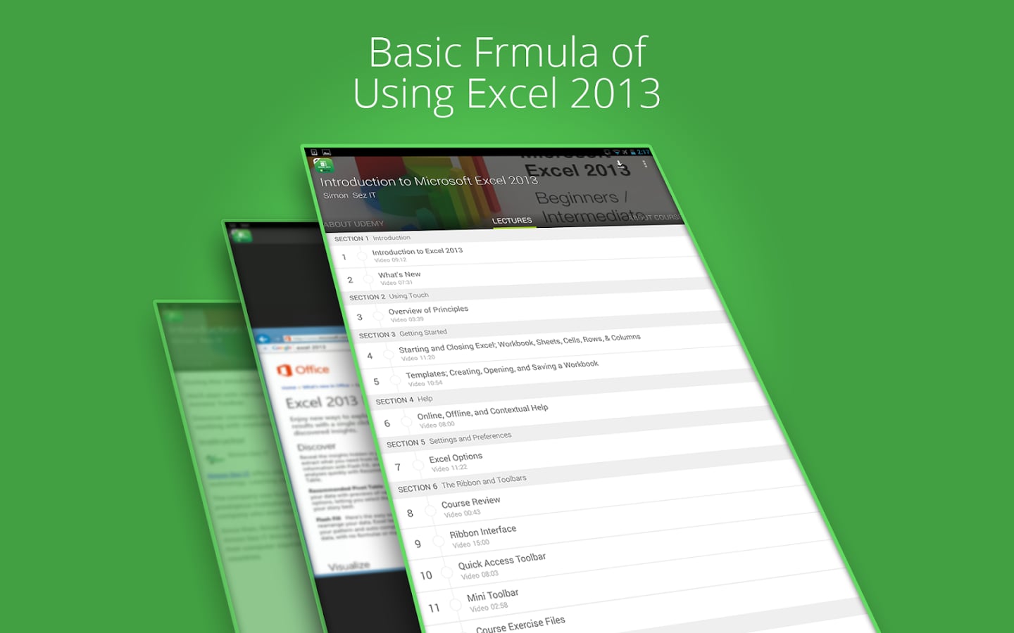 Basic Excel 2013 :Udemy ...截图2