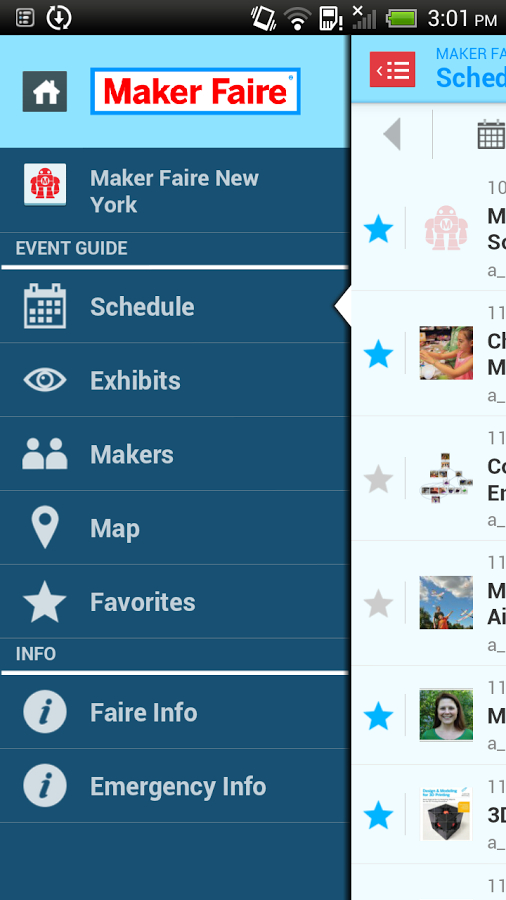 Maker Faire - The Official App截图2