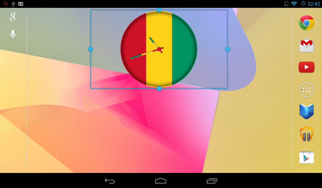 Guinea Clock Widget截图2