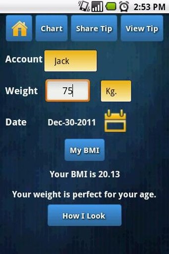 Am I Fat ? BMI calculator截图2