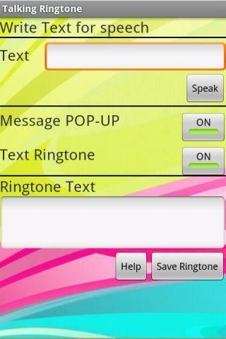 Talking Ringtone demo截图3