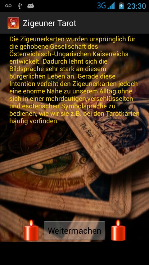 Zigeuner Tarot截图1