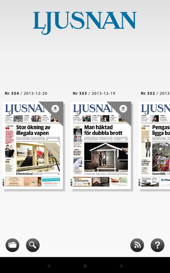 Ljusnan e-tidning截图3